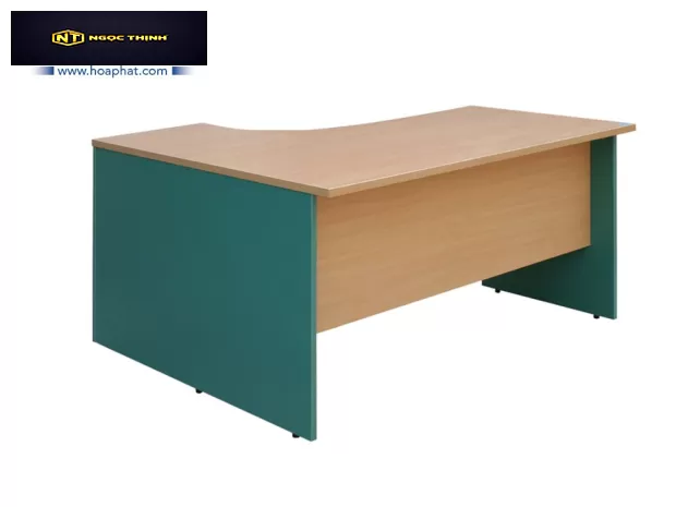 Bàn lãnh đạo mặt lượn bằng gỗ công nghiệp Melamine hình chữ L SVL 14- SVL16 - SVL 18